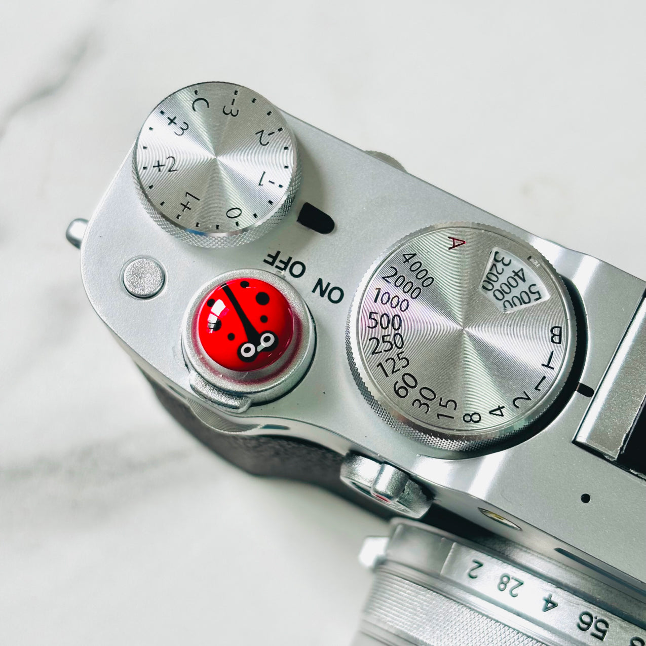 copper camera button for Leica and Sony