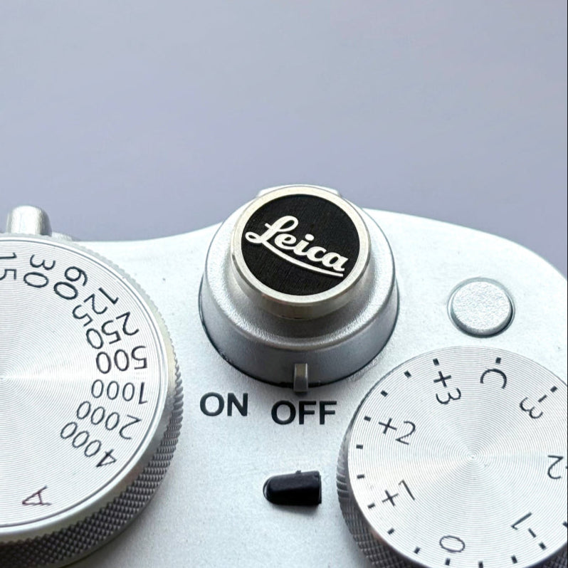 Custom Engraved Silver Shutter Button for Leica M Series