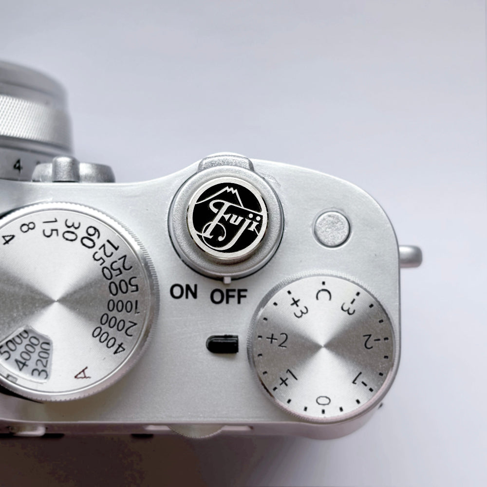 Custom Fujifilm x100vi silver soft release button