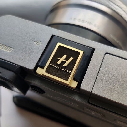 luxury gold camera hot shoe protector hasselblad
