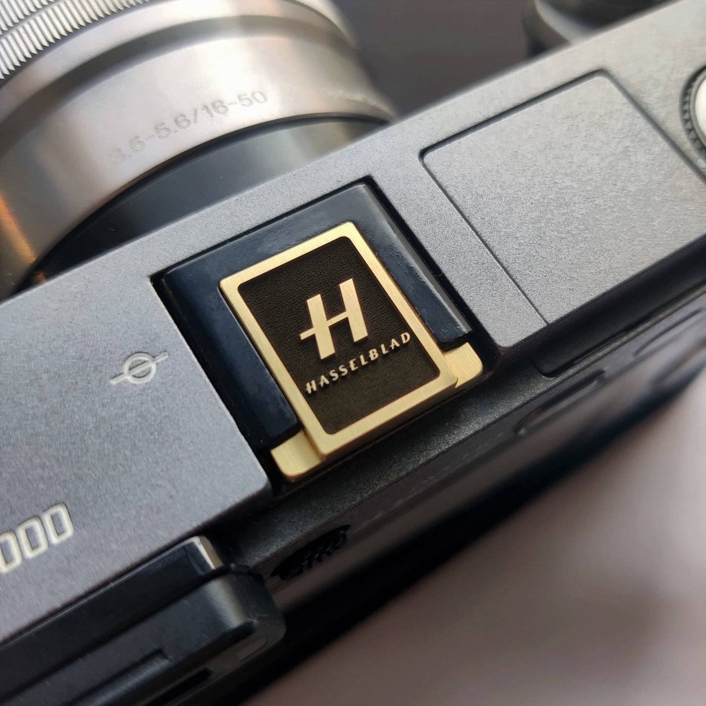 hasselblad compatible gold cnc hot shoe cap