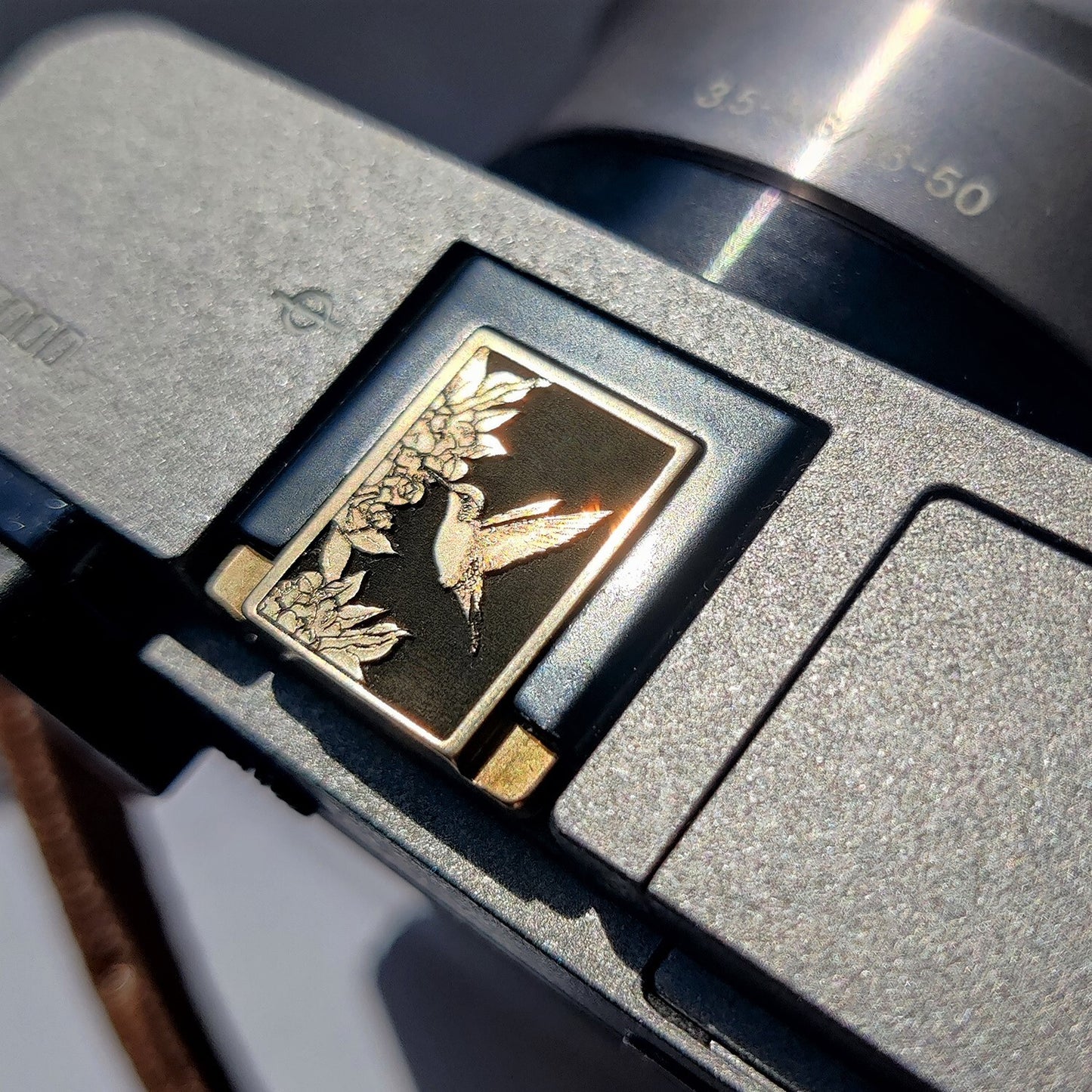 Hummingbird custom fujifilm hot shoe cover