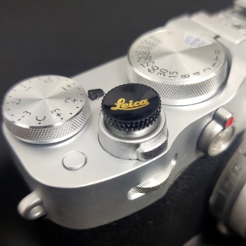 leica camera black shutter button
