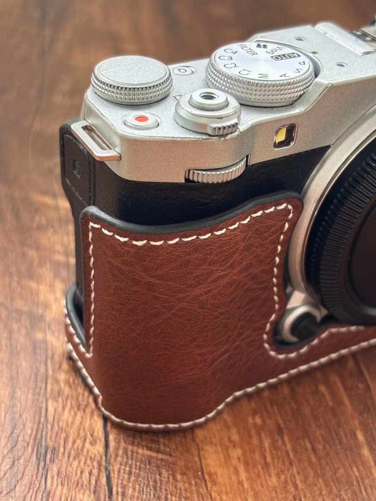 Fujifilm X-M5 Leather Half Case - Waterproof Camera Protection