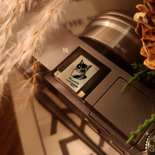 custom pet photo camera hot shoe cover