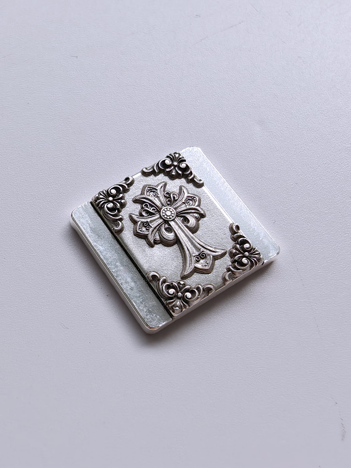Vintage European Cross - Engraved Hot Shoe Cover