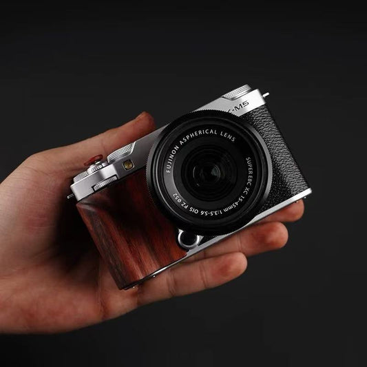 Fujifilm XM5 Wooden Grip – Camera Handle