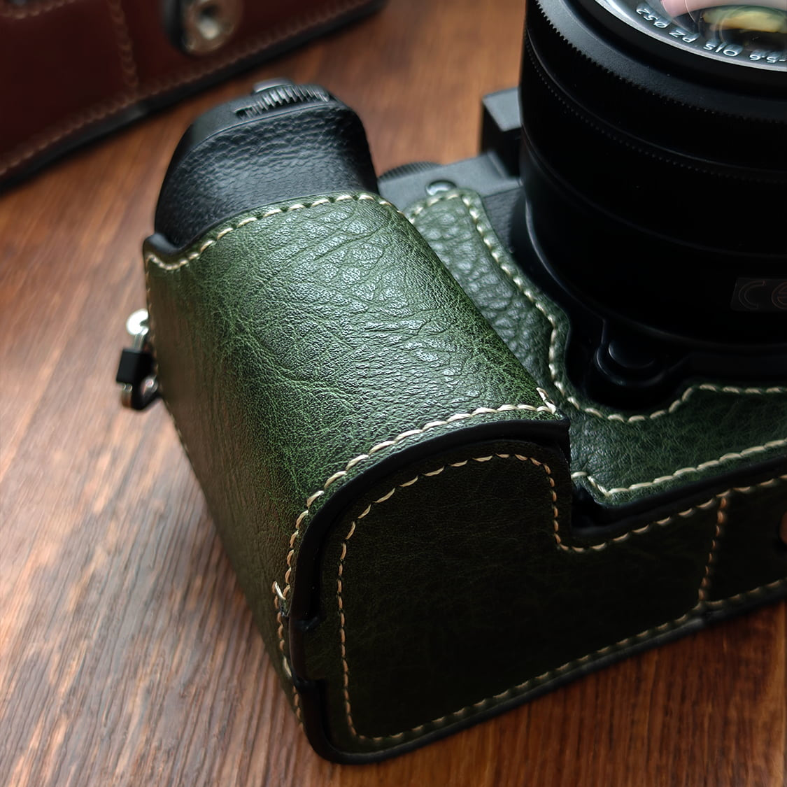Fujifilm X-S20 Leather Half Case – Leather Camera Cover