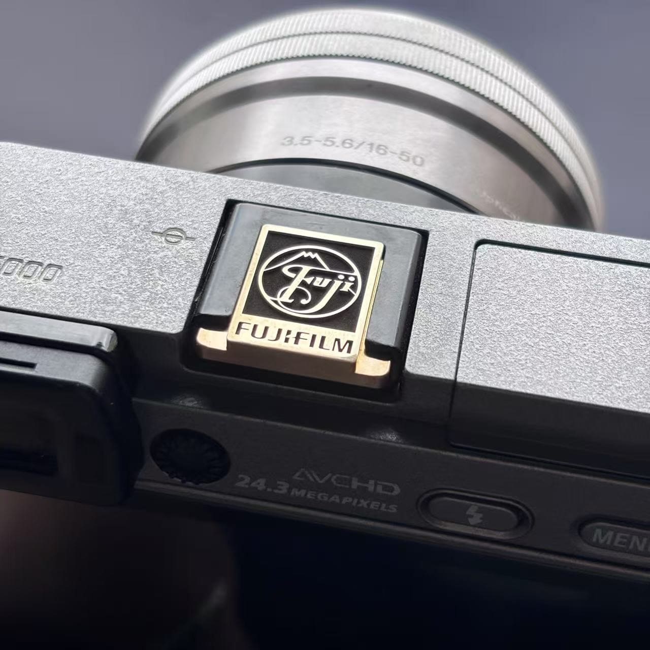 gold square fujifilm camera accessory