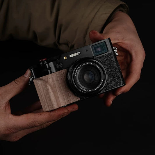 vintage wooden handle for x100vi