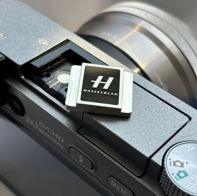 custom silver hot shoe protector for camera
