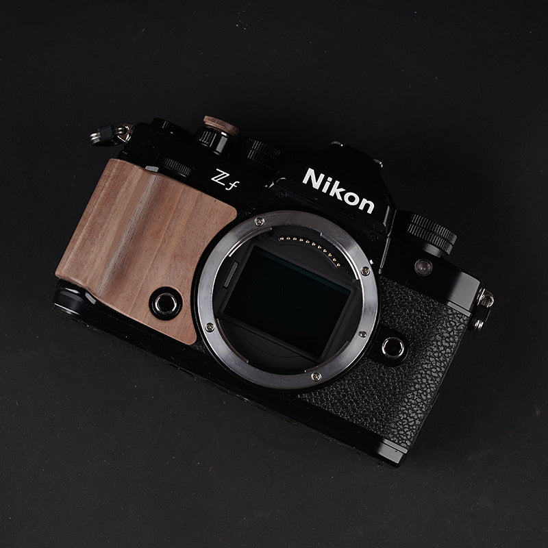 nikon zf front thumb grip installed