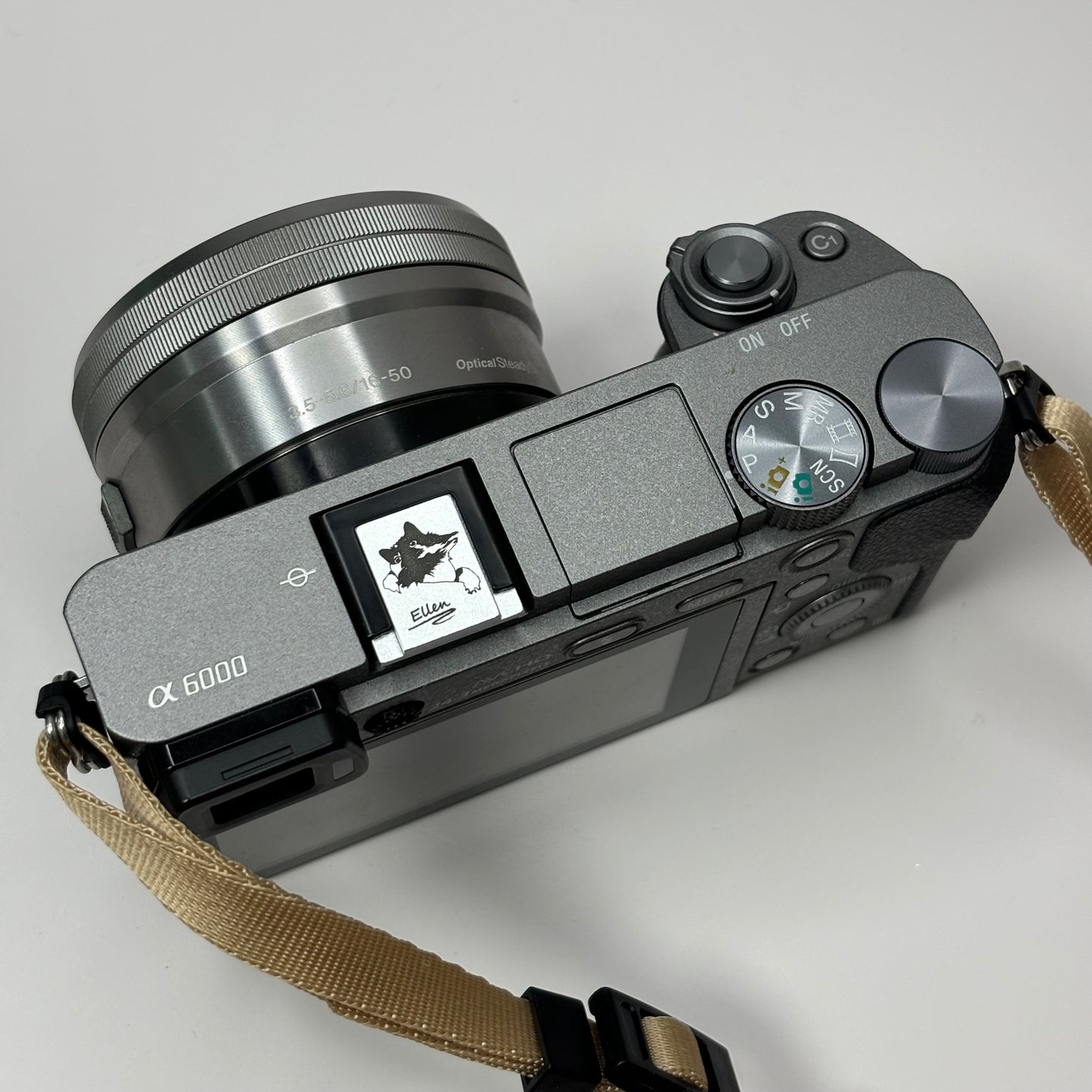 engraved camera cap photography gift