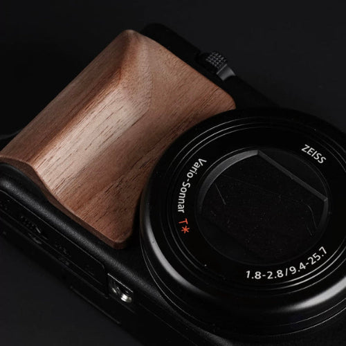 sony zv1 vlog camera wood grip