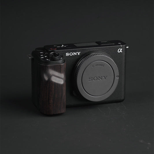 Sony ZV-E1 camera grip in vintage style