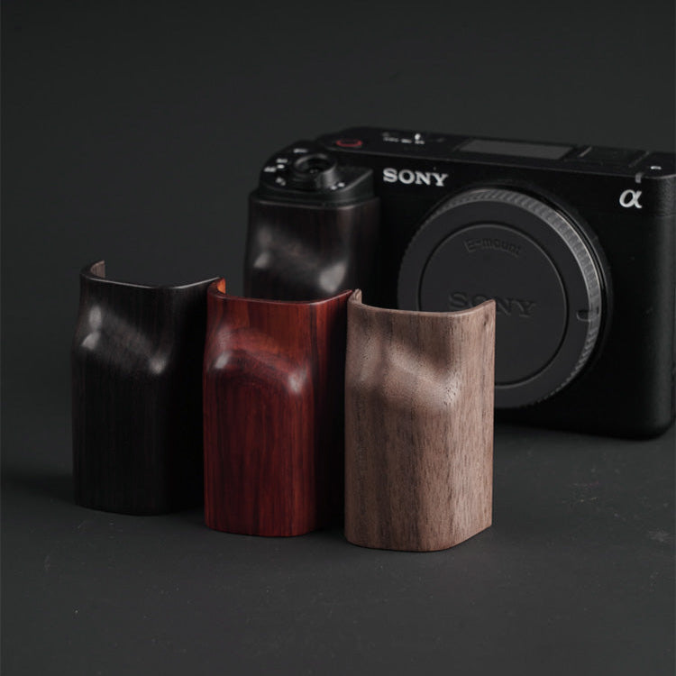 wood sony zv-e1 camera grip overview