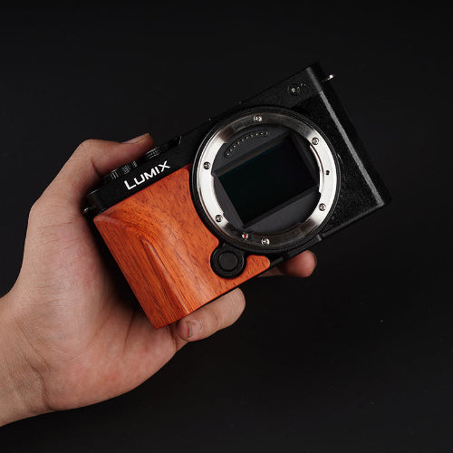 wooden grip for panasonic camera