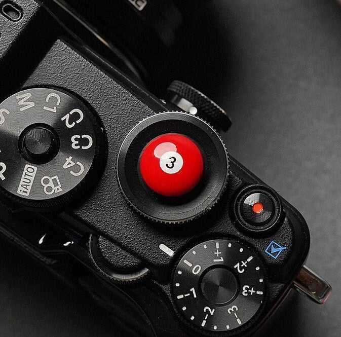 custom brass camera button for Nikon ZF