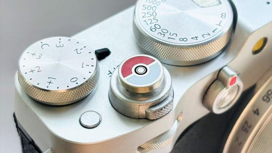 Soft shutter button installed on a Fujifilm camera