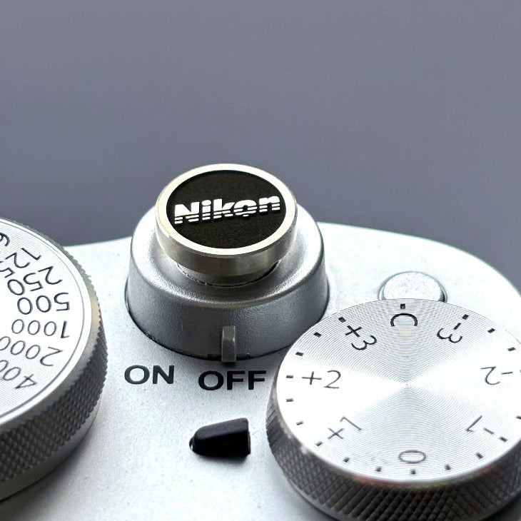Nikon shutter button on camera