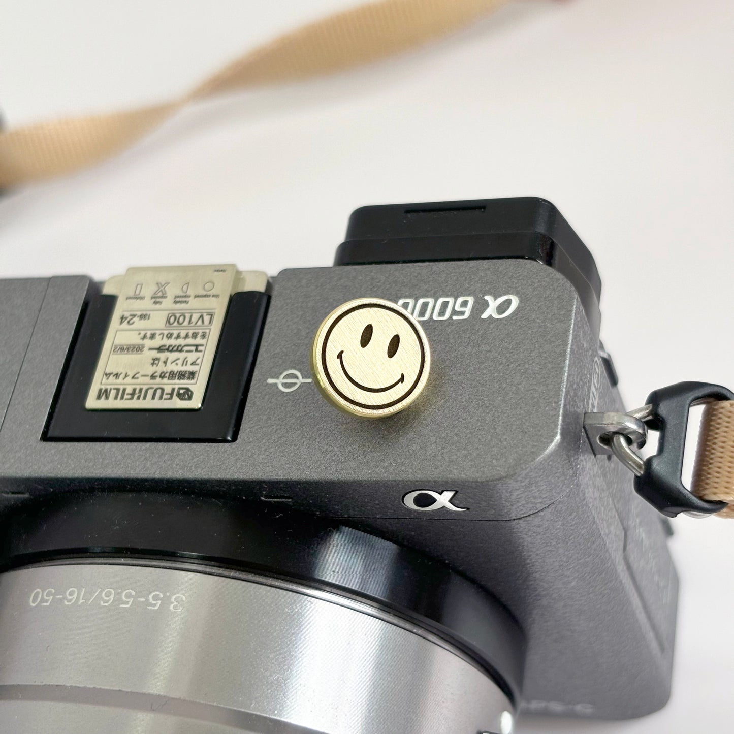 Smile Face Metal Camera Shutter Button