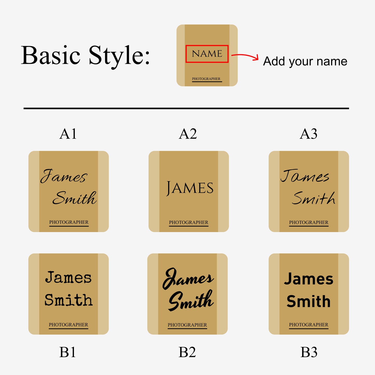 Personalized Name Engraved Hot Shoe Cover
