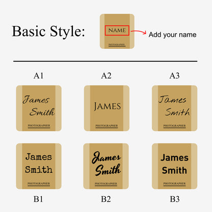 Personalized Name Engraved Hot Shoe Cover