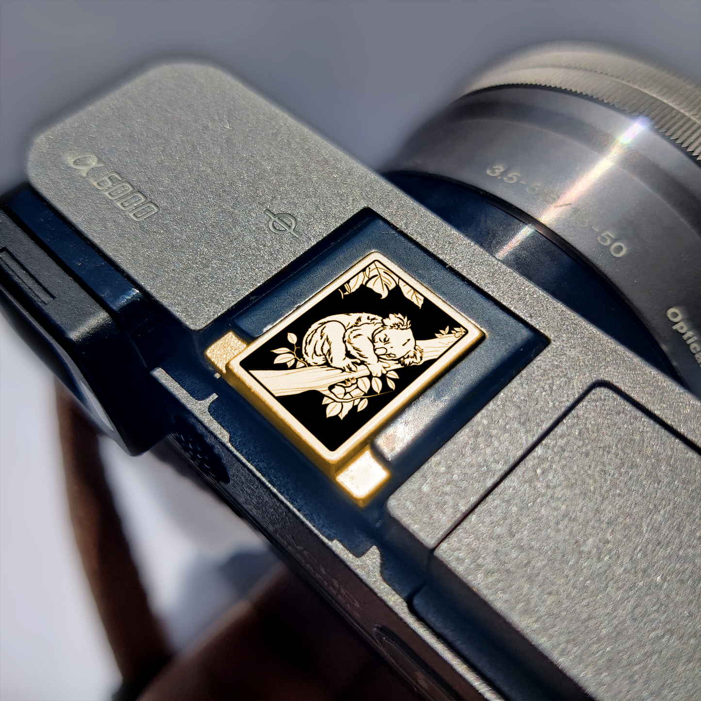 Koala – Silver Camera Hot Shoe Cover