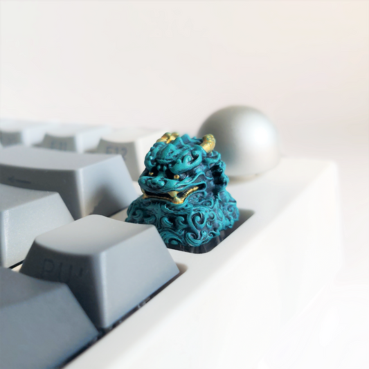 Chinese Dragon Kylin Artisan Keycap