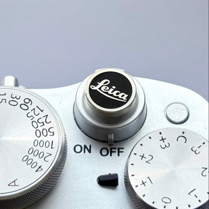 Custom Engraved Silver Shutter Button for Leica M Series