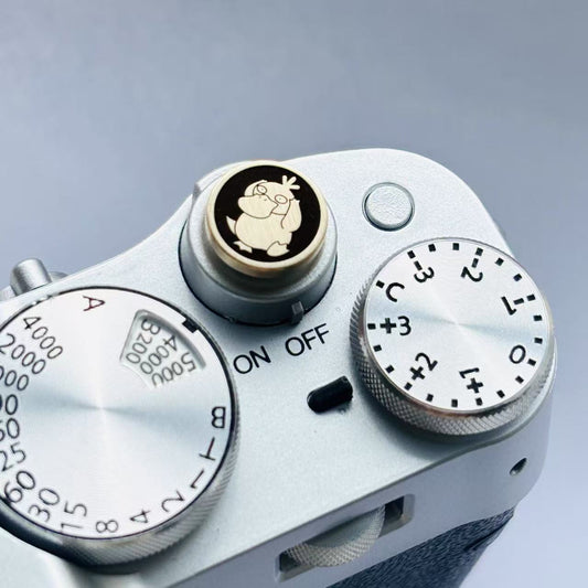 Silberner Pokeball Kamera-Auslöserknopf