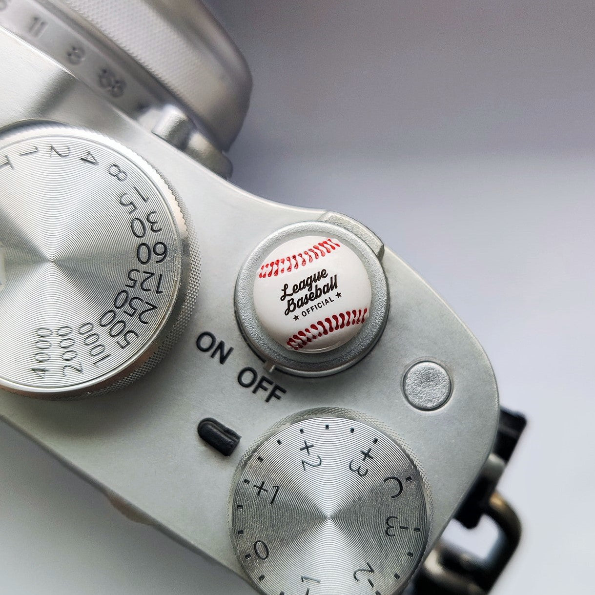 baseball camera soft shutter button on fujifilm camera