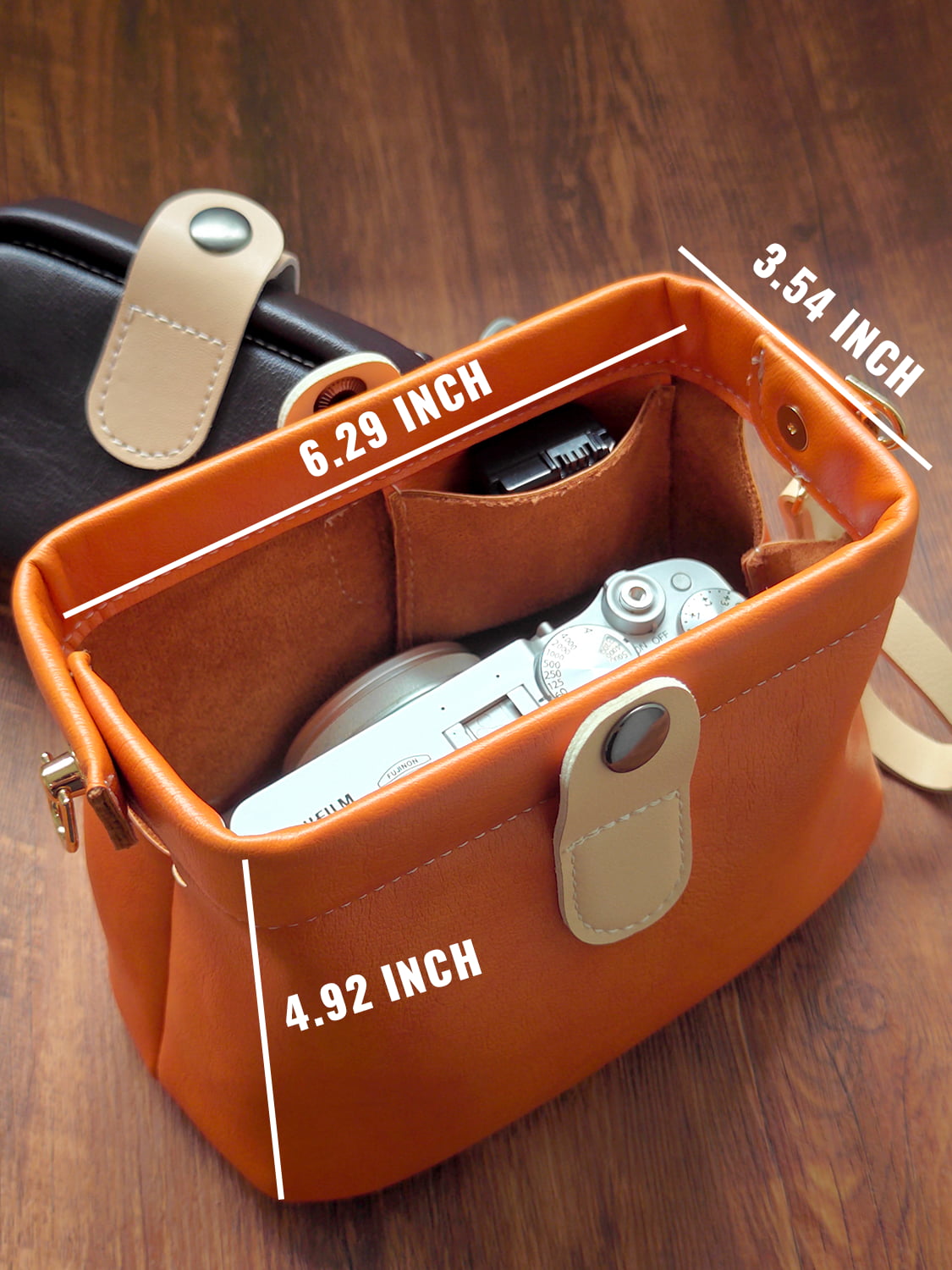 Vegan Leather Camera Pouch