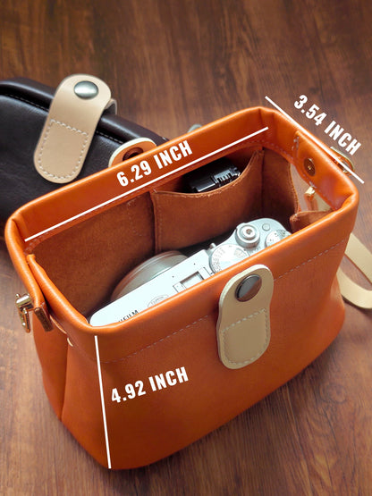 Vegan Leather Camera Pouch