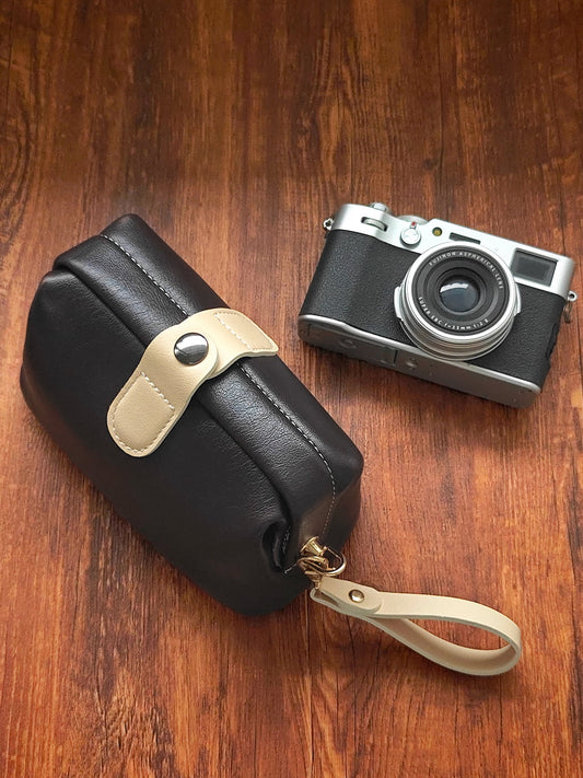 Vegan Leather Camera Pouch