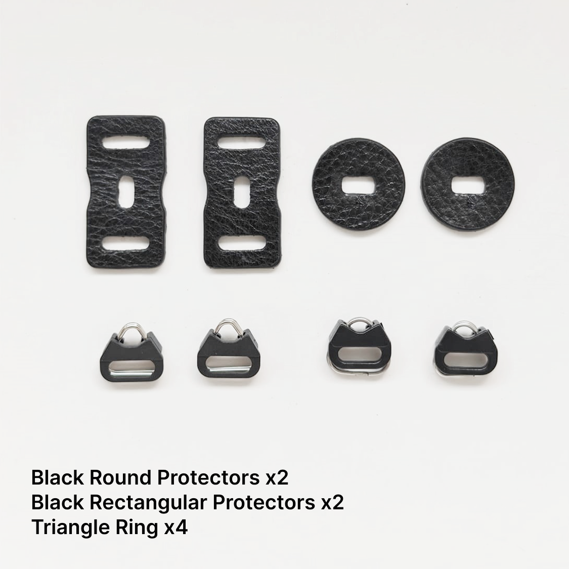 Camera Leather Lug Protector & Triangle Ring Set – Anti-Scratch Paint Guard
