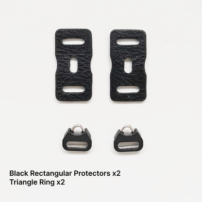 Camera Leather Lug Protector & Triangle Ring Set – Anti-Scratch Paint Guard