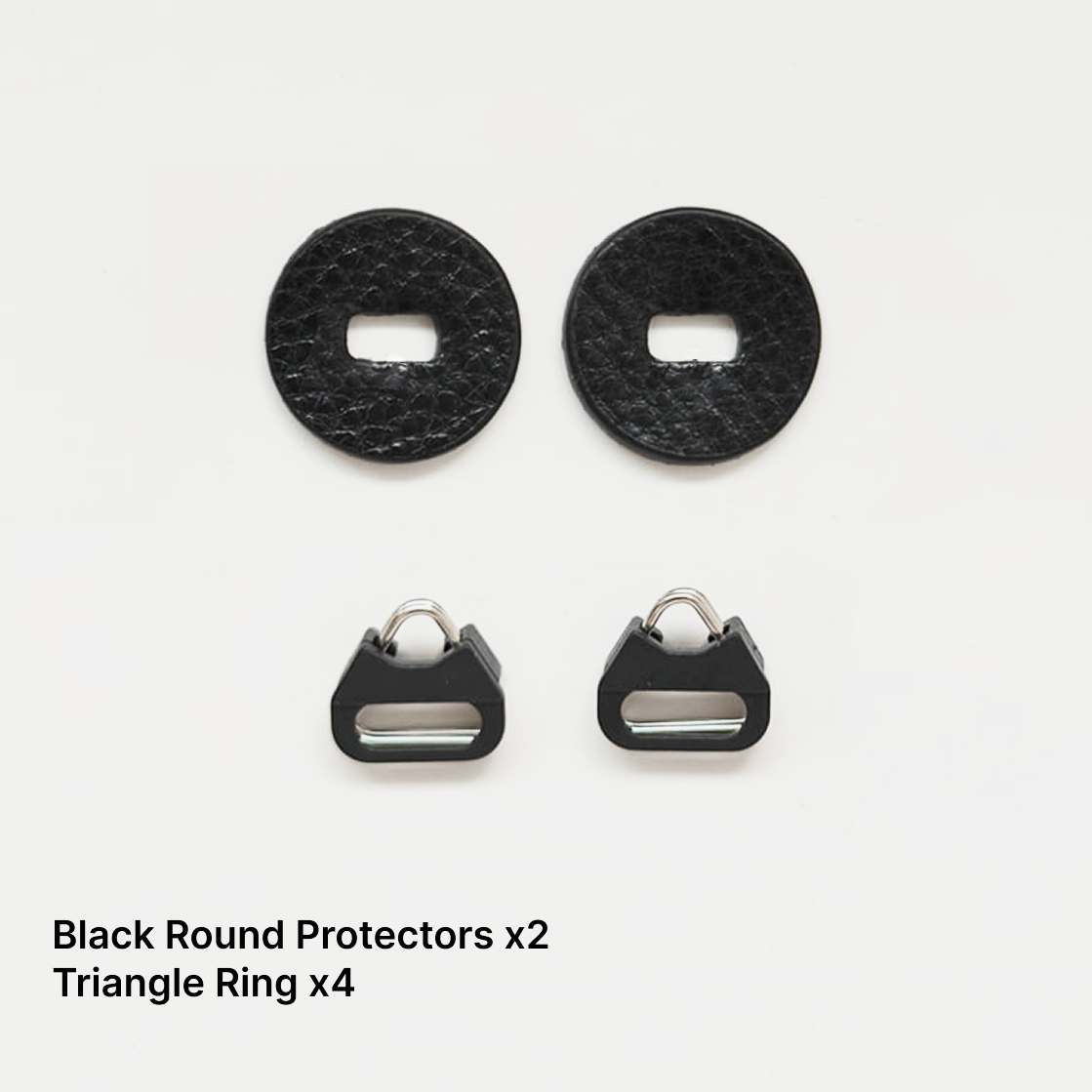 Camera Leather Lug Protector & Triangle Ring Set – Anti-Scratch Paint Guard