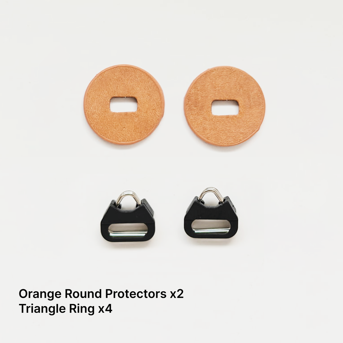 Camera Leather Lug Protector & Triangle Ring Set – Anti-Scratch Paint Guard