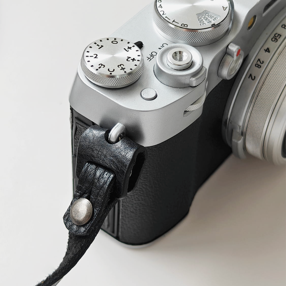 Camera Leather Lug Protector & Triangle Ring Set – Anti-Scratch Paint Guard