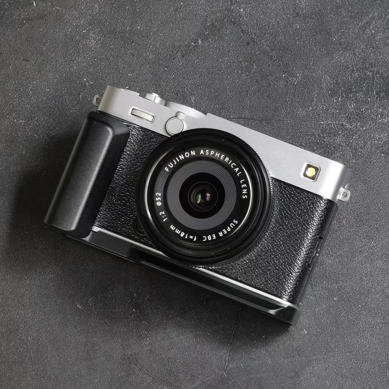 fujifilm x-e5 all balck metal hand grip