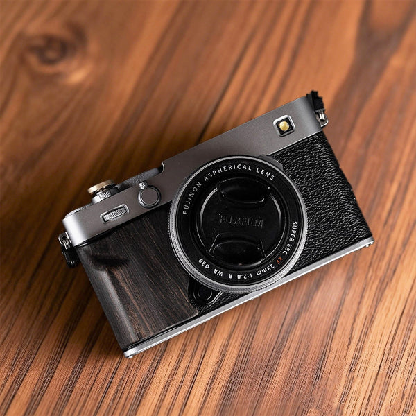 camera wood grip for Fuji X-E5