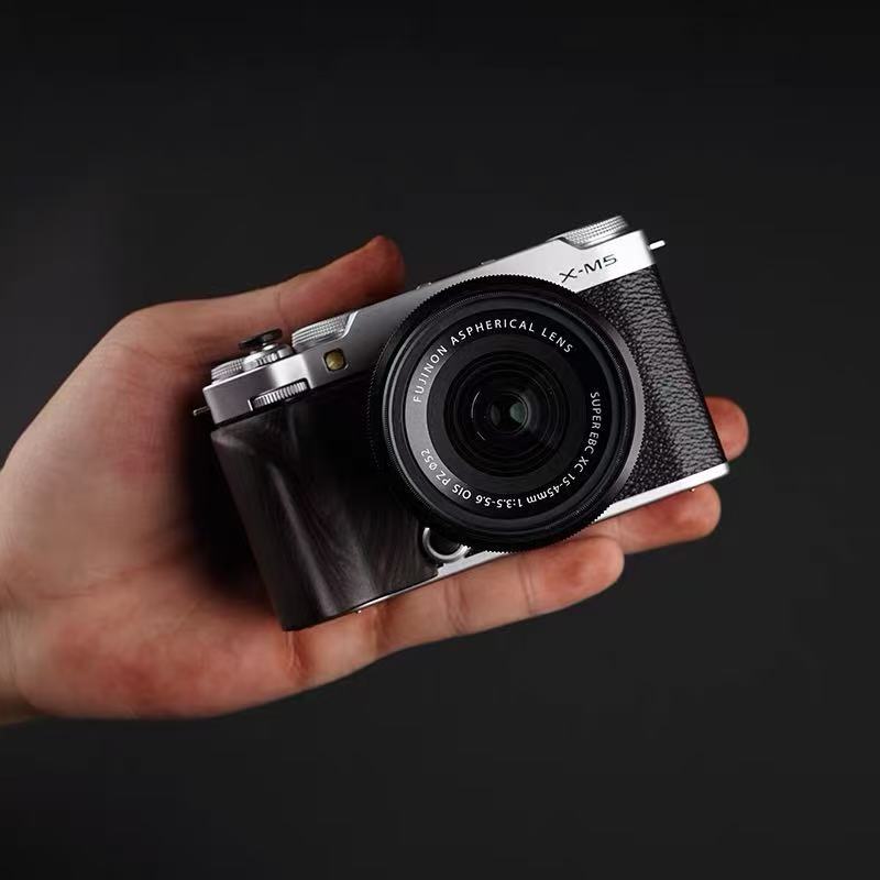 Fujifilm XM5 Wooden Grip – Camera Handle