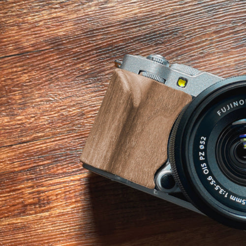 Fuji xm5 camera wood grip walnut