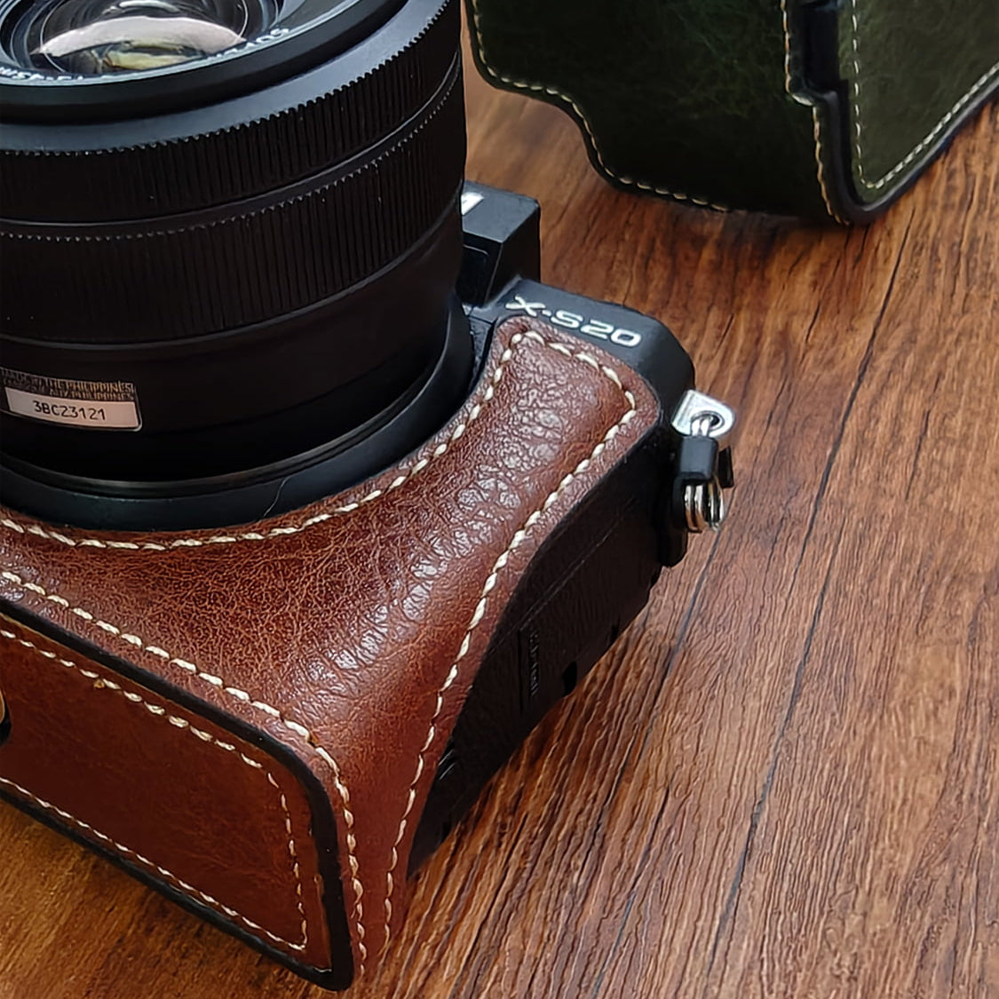 Fujifilm X-S20 Leather Half Case – Leather Camera Cover