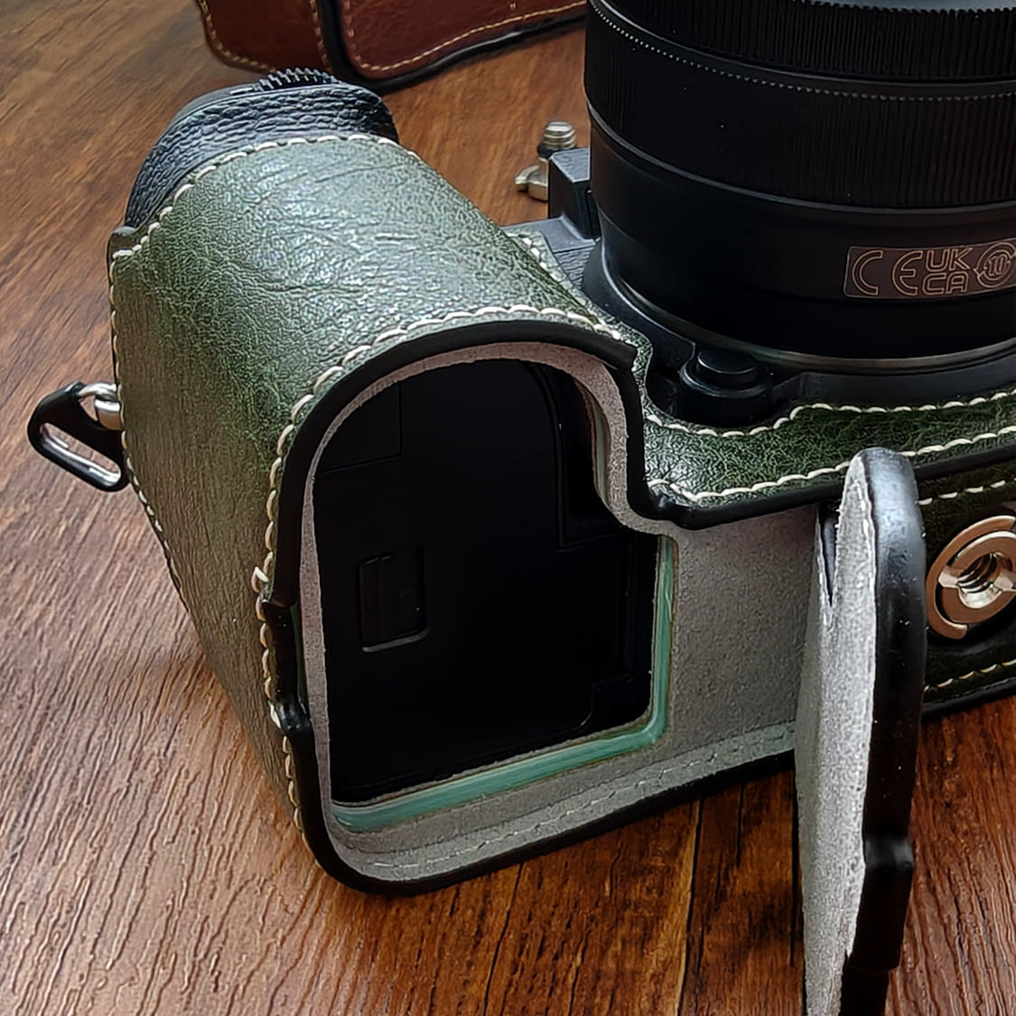 Fujifilm X-S20 Leather Half Case – Leather Camera Cover