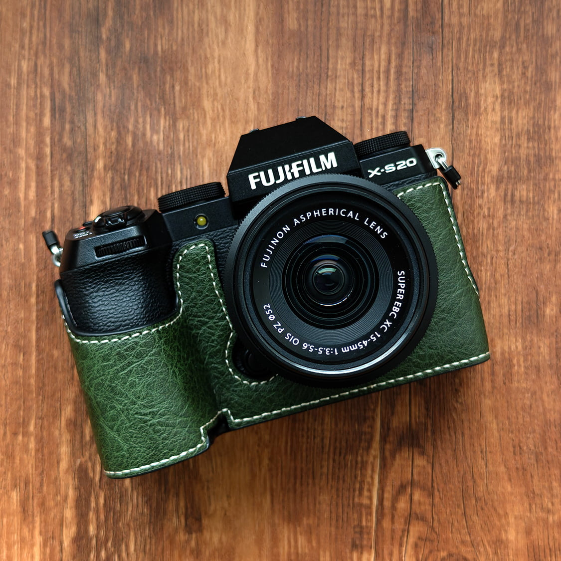 Fujifilm X-S20 Leather Half Case – Leather Camera Cover