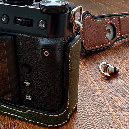 Fuji X-T30 Leather Half Case – Vegan Leather Camera Protection