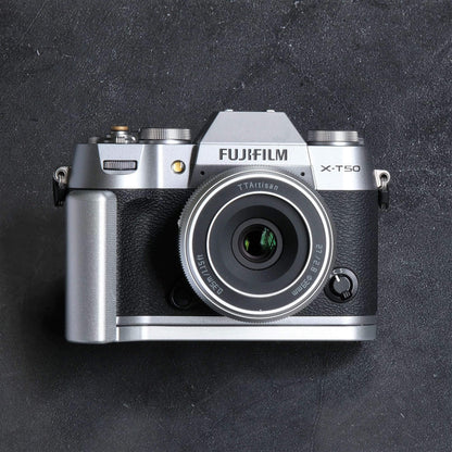 aluminum silver camera grip for fujifilm x-t50