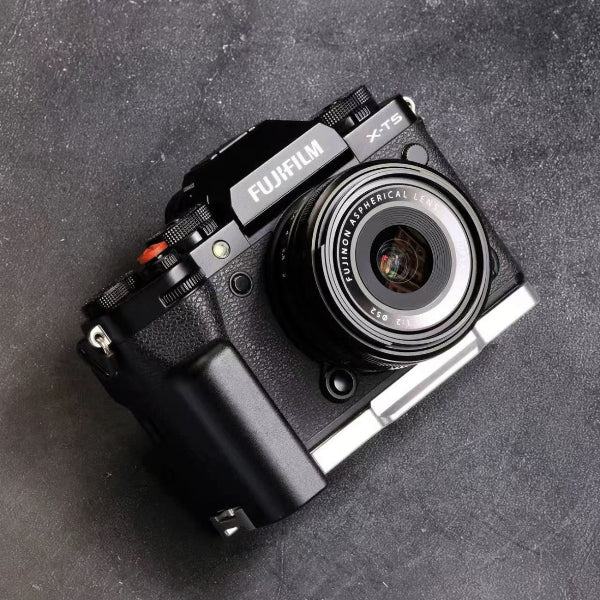 sandblasted metal hand grip for fujifilm x-t5